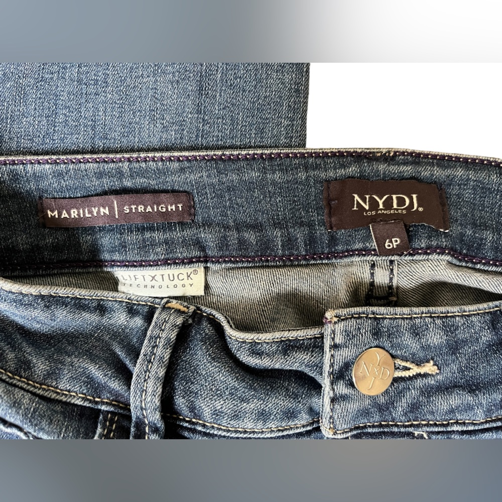 NYDJ Marilyn Straight Size 6P - Picture 6 of 10